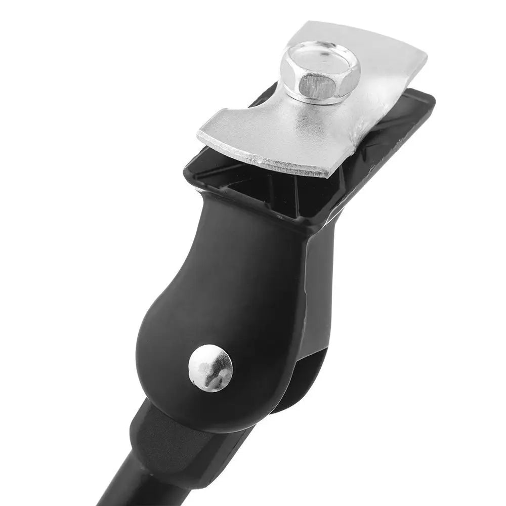 Adjustable Bike Kick Stand Heavy Duty Alloy Foot for Mountain Sports Bicycle Prop Black/Silver