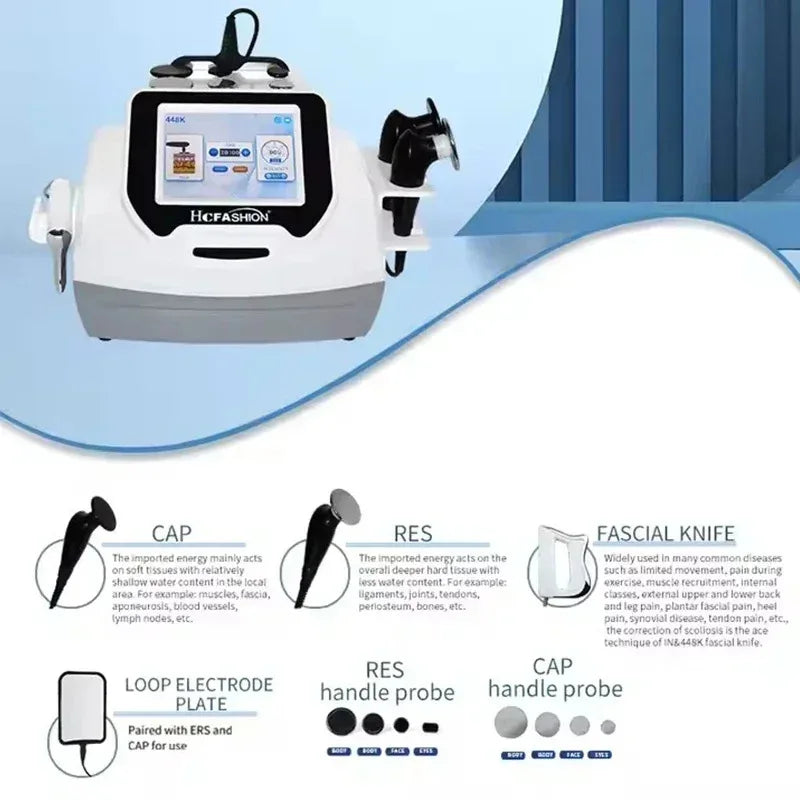 2026 INDIBA Spain Technology Face Care Devices 448K Tecar Cavitation Body Care RET CET RF Slim Machine for Loss Health Beauty