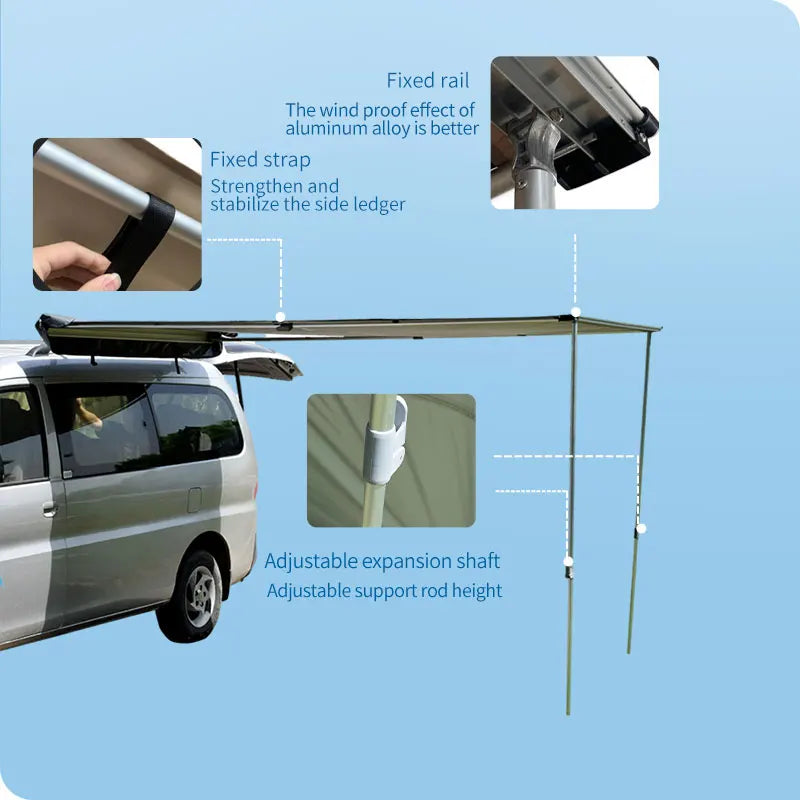 4x4 Offroad Overland Outdoor Camping Gear Equipment Car Side Shelter Tent Awning