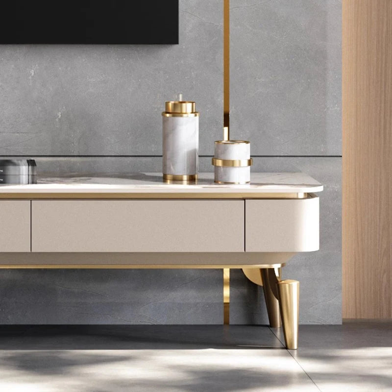 Modern Italian Tv Stands Design Drawers Style Premium Tv Table Luxury Trendy Elegant Muebles Para Hogar Living Room Furniture