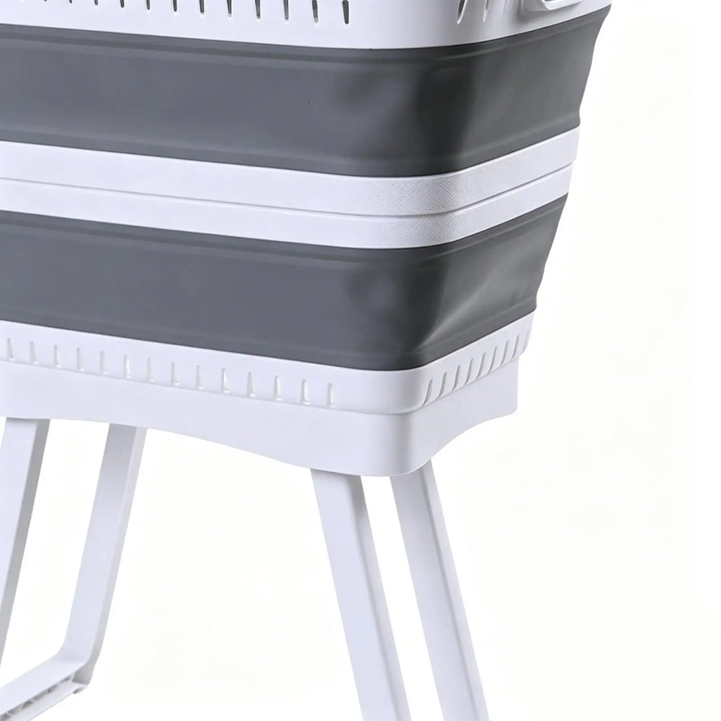 Dirty Clothes Basket 26L Large Foldable Elevated Organizer Clothes Basket Hampers For Bedroom For Home Bathroom Bedroom Kitchen