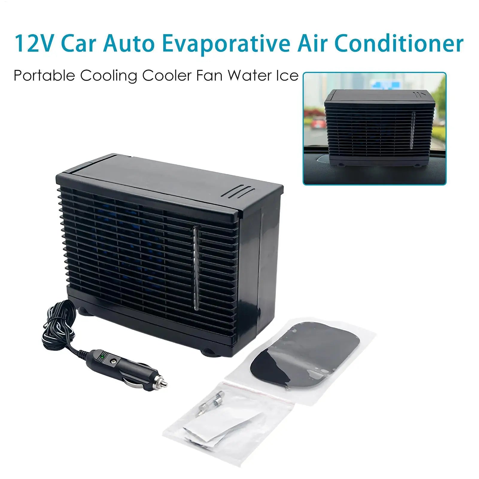 Portable Air Conditioners For Car Vehicle Air Conditioner 12V Fan With Cold Water Tank Suitable For Families And Cars