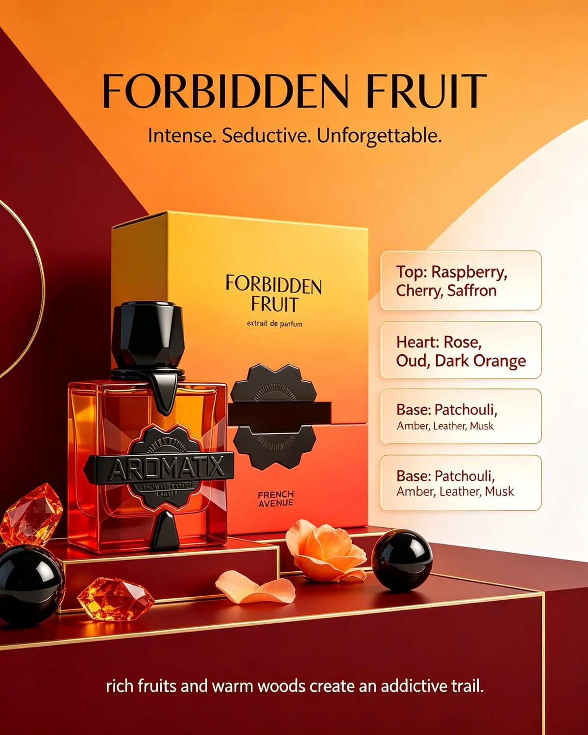 Luxury Unisex Arabic Eau de Parfum 100ml | Long-Lasting Niche Signature Fragrance, Elegant Exotic Scent, 2 Styles Available
