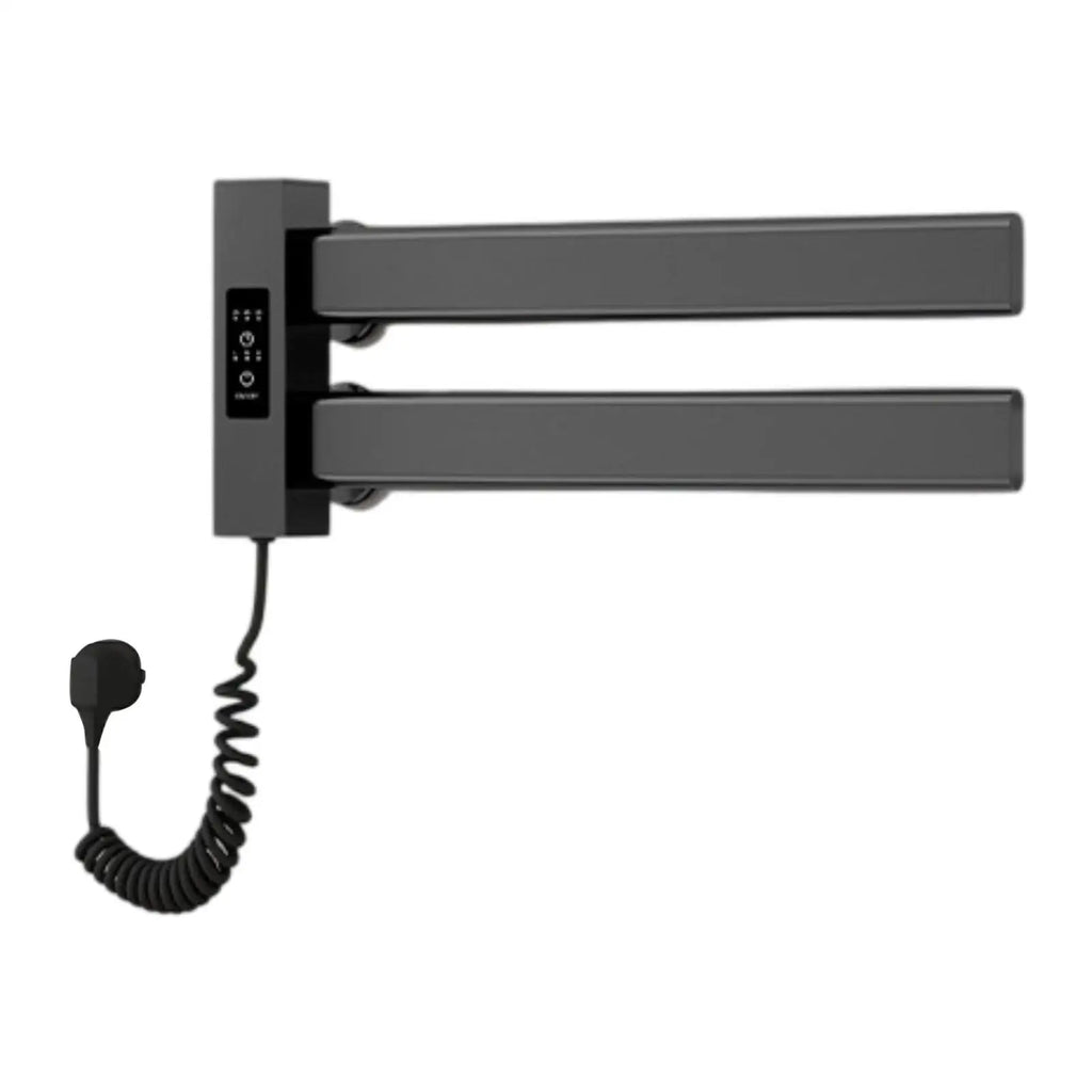 Waterproof Aluminum Electric Towel Warmer Rack Digital Thermostat Wall Towel Heater for Bath Spa