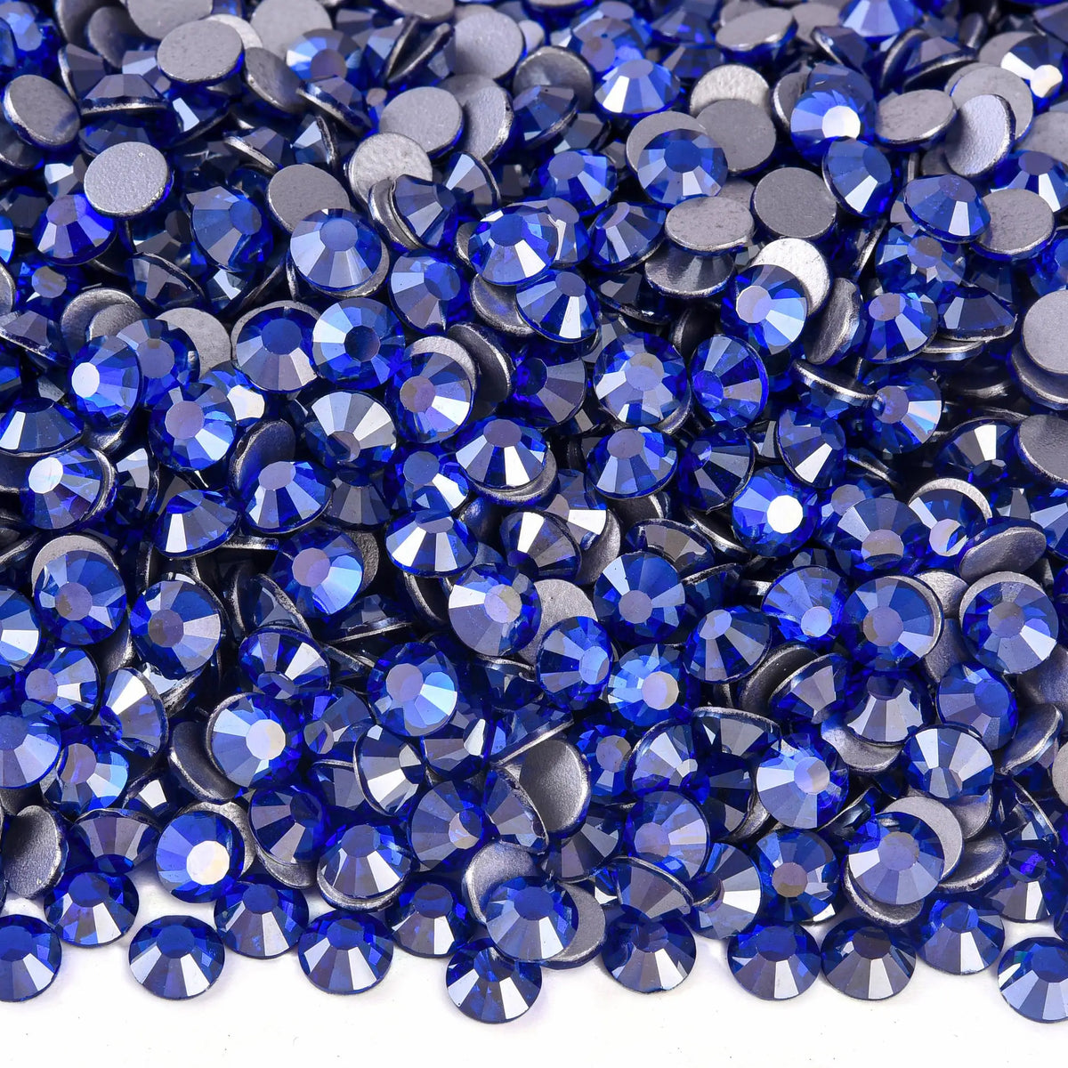 OLeeya SS6-SS30 Texture Blue Series Glitter Crystal Non Hotfix Rhinestones DIY Nails Strass Diamond For Dress Vestidos