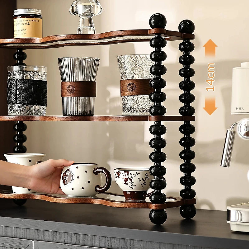 Storage Kitchen Shelf Perfume Trinket Candy Display Stands Spice Glasses Organizador Cocina Household Items Clearance