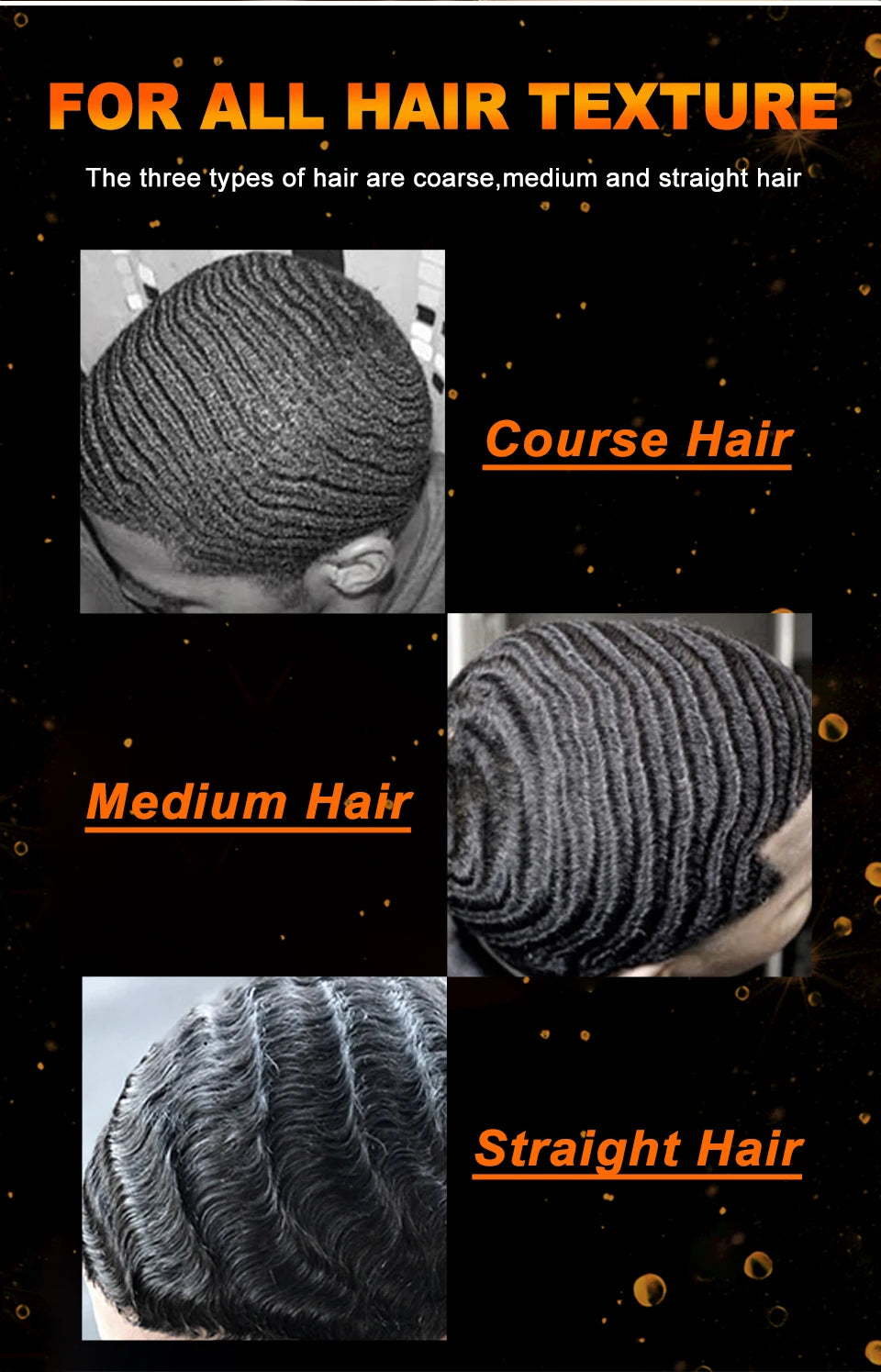 360 Deep Waves Control Pomade 100g Male Wavy Hair Gel Styling Clay Deep Waves Cream With Brush Silky Cap Wave Control Pomade