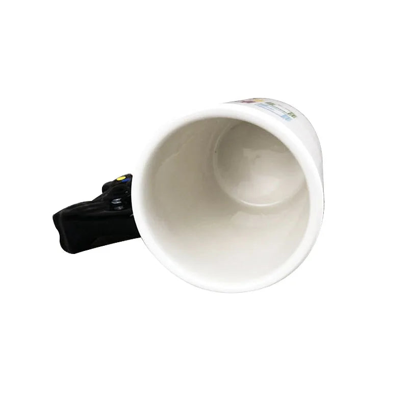 400ml Creative Game Handle Ceramic Cup Tea Mug Coffee Cup Creative Personalized American Cups Fashion Birthday Gift