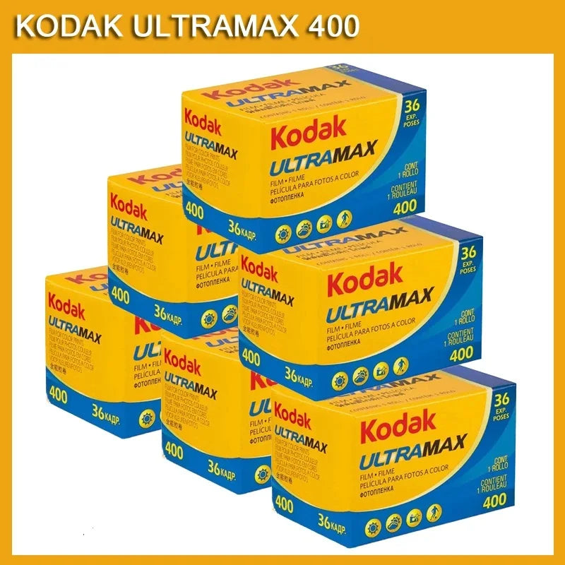 Kodak UltraMax 400 Color Printing 135-36 35mm Film 36 Exposures 1/2/3/5/10 Roll Kodak Film Photo Paper for M35 / M38 H35 Camera