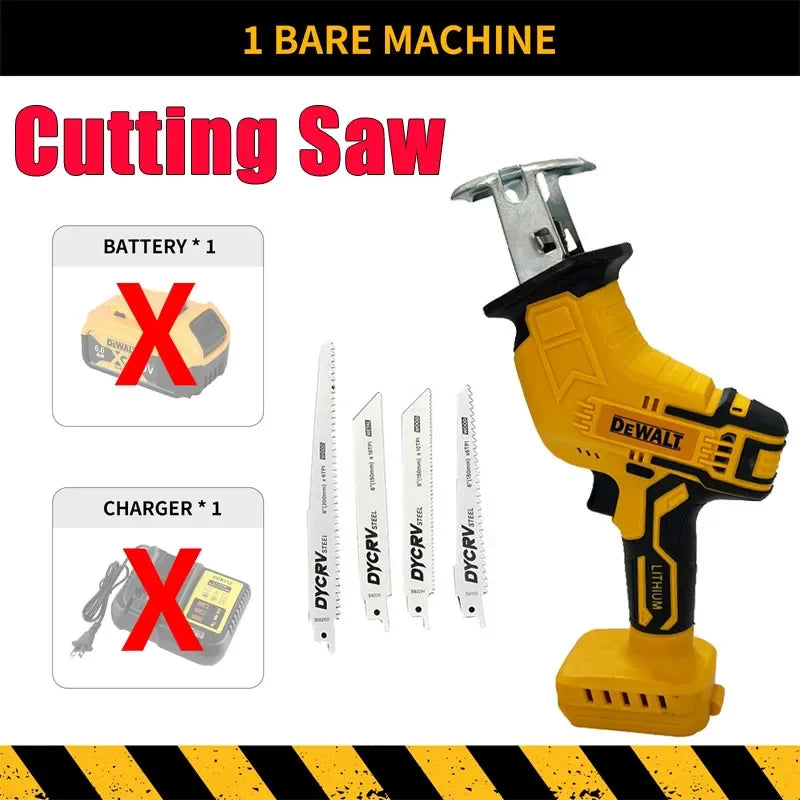 DeWalt Power Tools Cordless Brushless Angle Grinder Cutter Electric Wrench Electric Hammer Chainsaw Polisher Air Pump for 18V