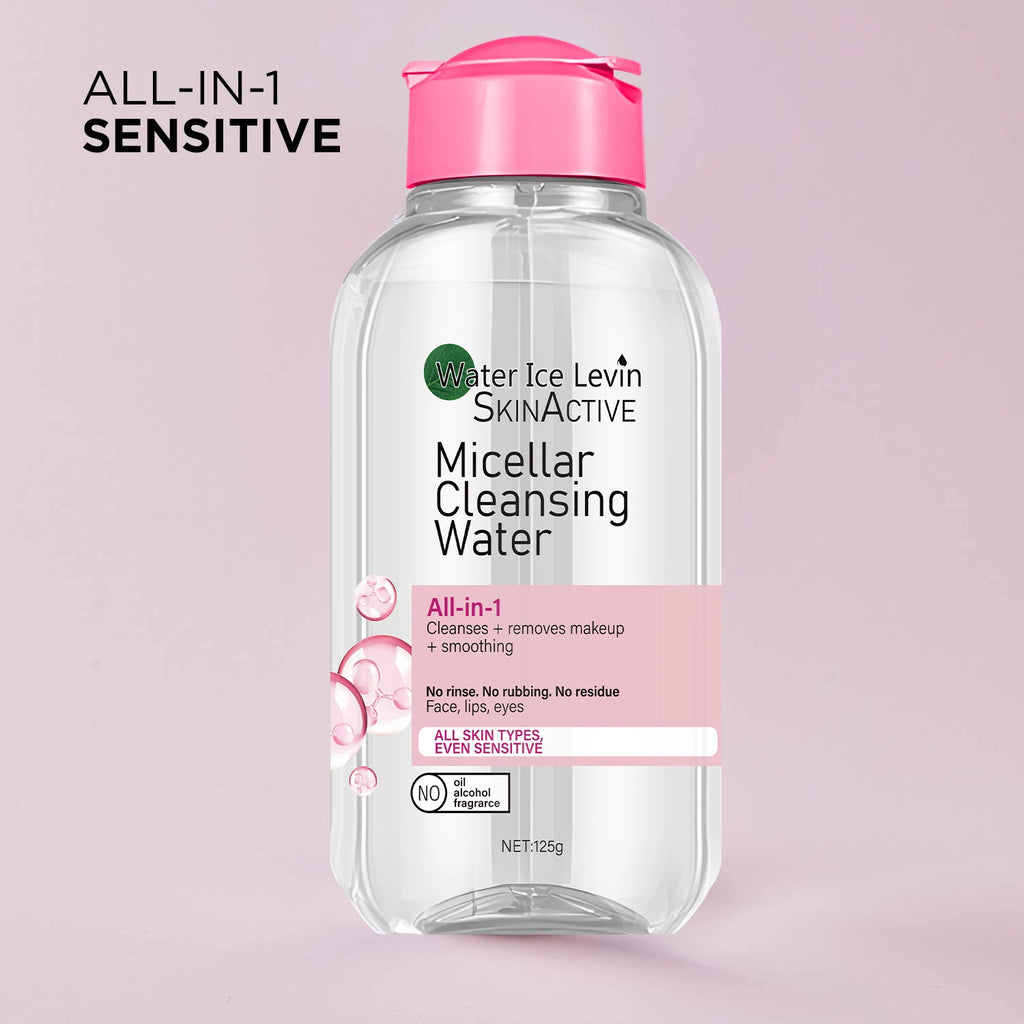 3-in-1 Micellar Water 125ml - Botanic Hydration Complex, No Rinse & Zero Residue, Alcohol-Free for Sensitive Skin