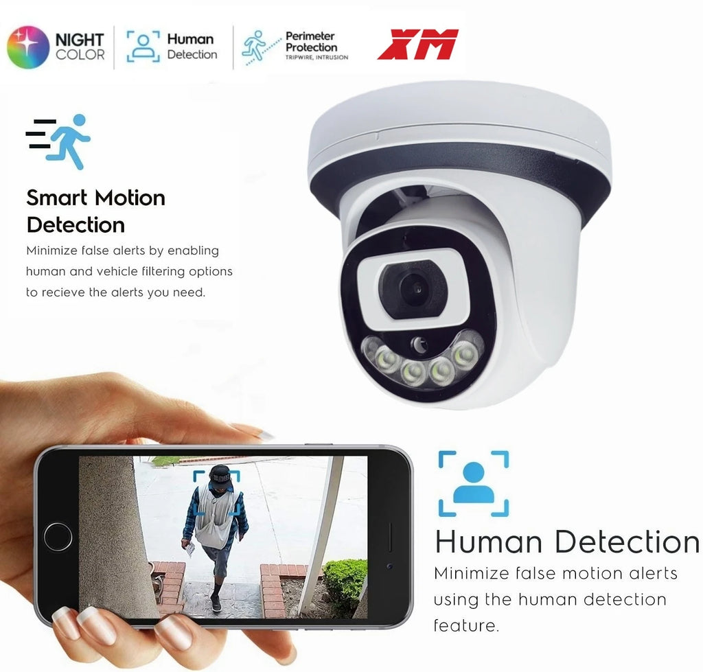8MP IP Security Camera Wifi Indoor Surveillance Home Protection CCTV 4/5MP Dome Wireless Camera Video Indoor Wi-Fi XM ICSee Ca