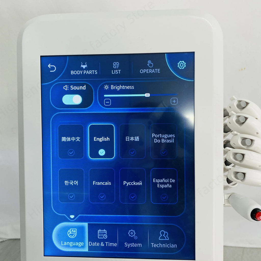 Professional EMS Face Lifting Machine Face Sculpting EMS Wrinkle Removal RF Skin Tightening Stimulator