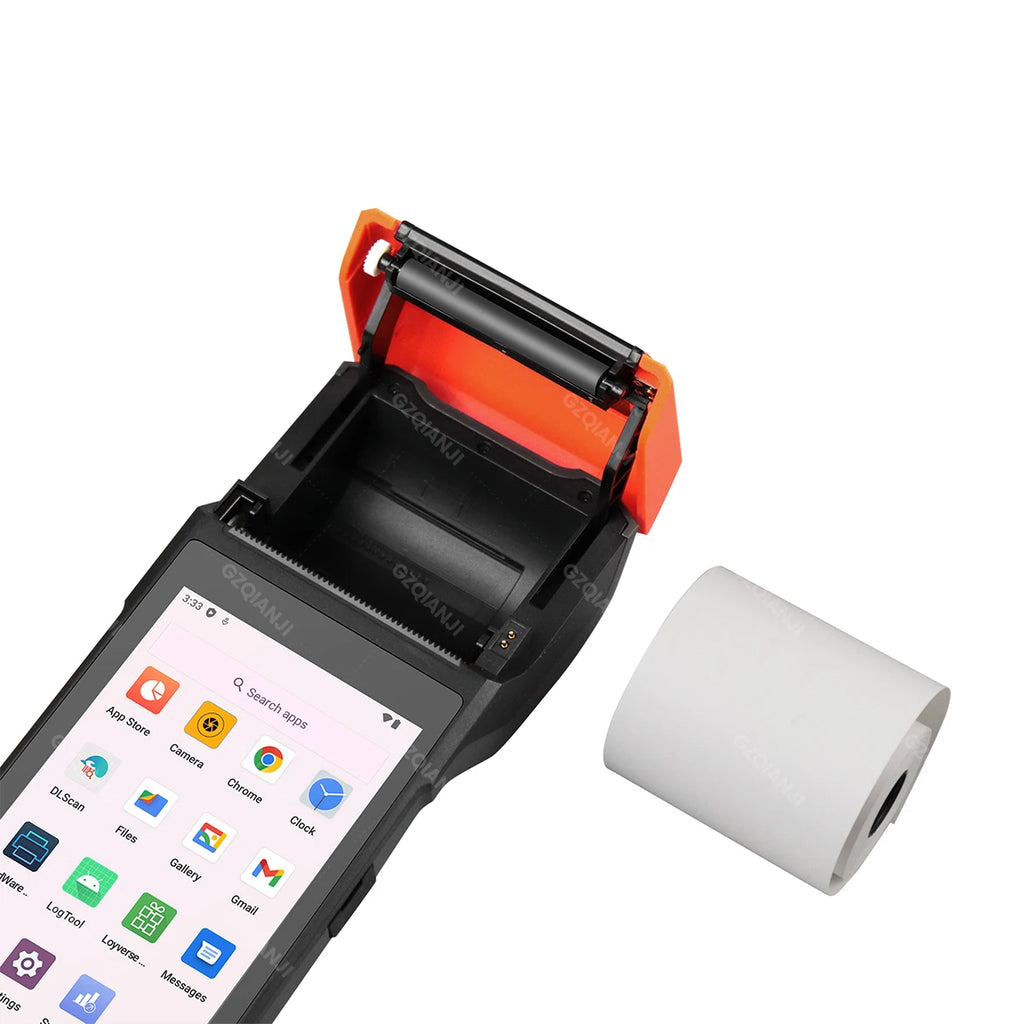 4G Android 13 / 8.1 Pos Terminal Wireless Handheld Printers 1D 2D Scanner Reader NFC Built-in 58mm Receipt Impressora Termica