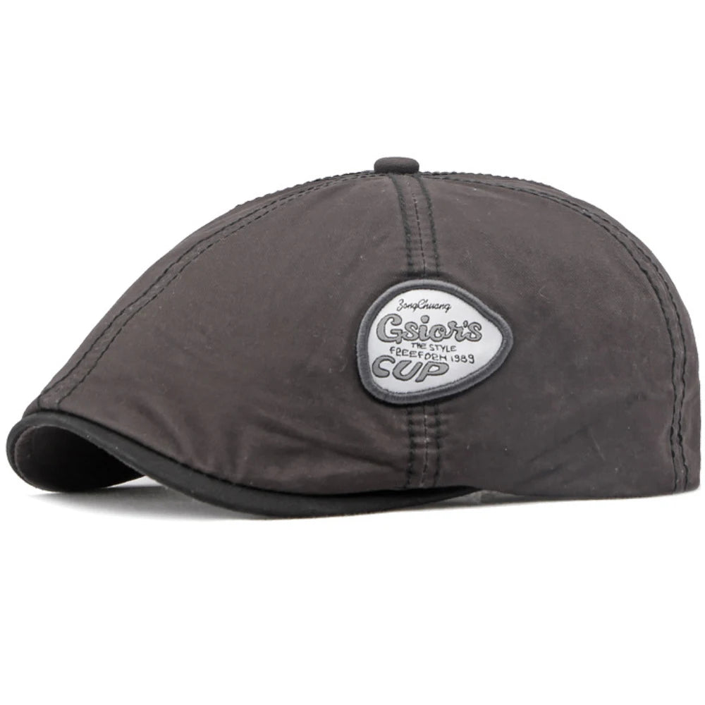 HT4661 Beret Cap Men Women New Spring Summer Sun Hat Octagonal Cap Vintage Beret Hat Adjustable Ivy Flat Cap Male Female Berets