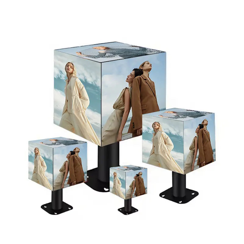 Customized  LED Magic Square Display Advertising Cube  LED Screen Unique LED Display Screen