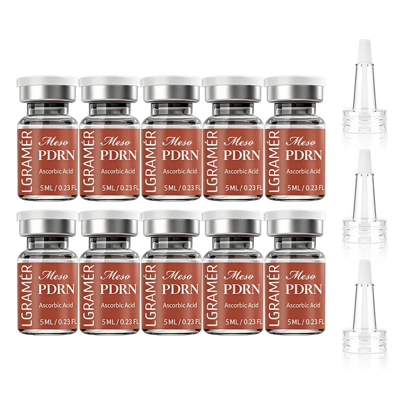 5ml  PDRN Serum, Lightweight Quick-Absorbing Facial Brightening & Anti-Aging Long Lasting Repair, Refreshing Daily Dull Skin