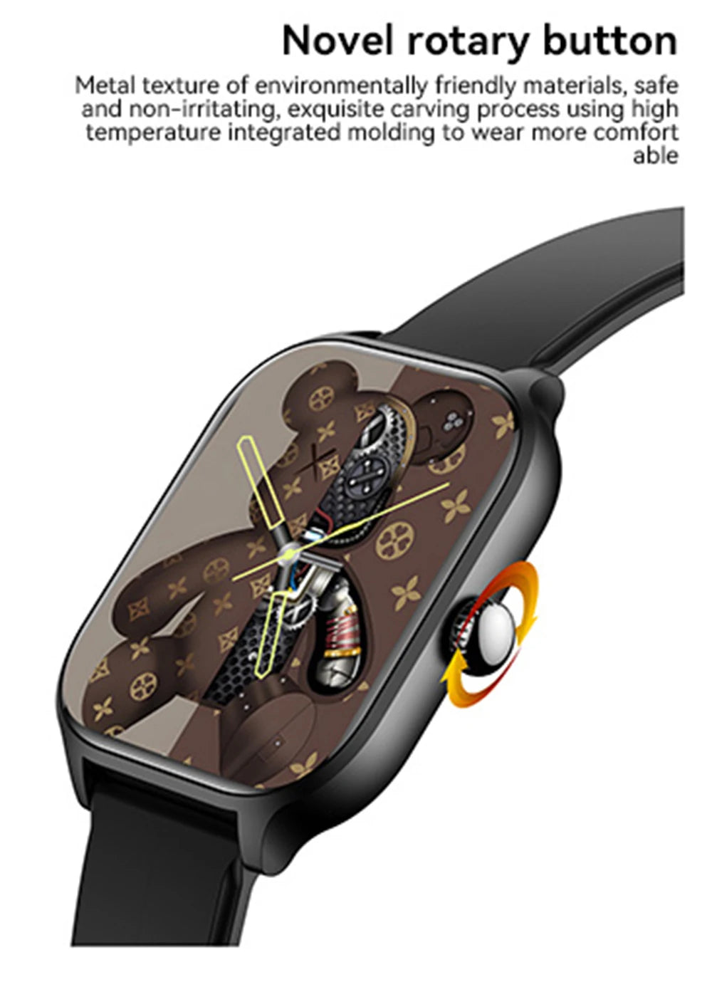 2026 New Smart Watch 2.01" HD Display Bluetooth Call Blood Oxygen Heart Rate Monitor Fitness Gift for Men Women