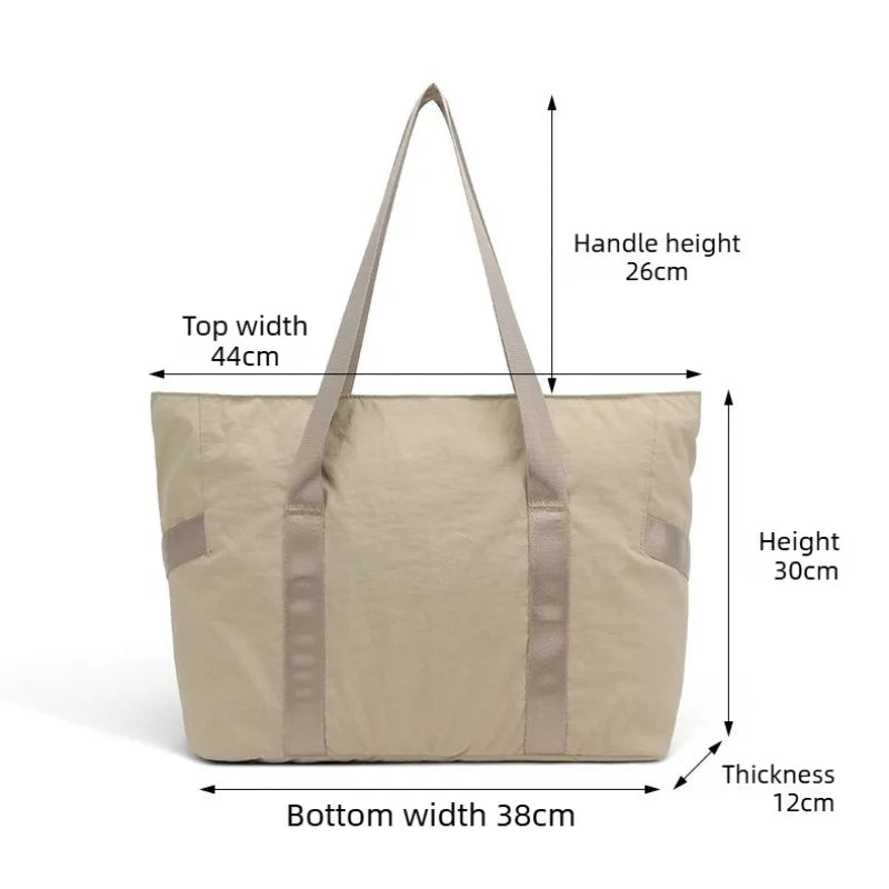 Women's Large Tote Bag with Padded Laptop Compartment, Yoga Mat Travel Work Daily Handbag Shoulder Bag