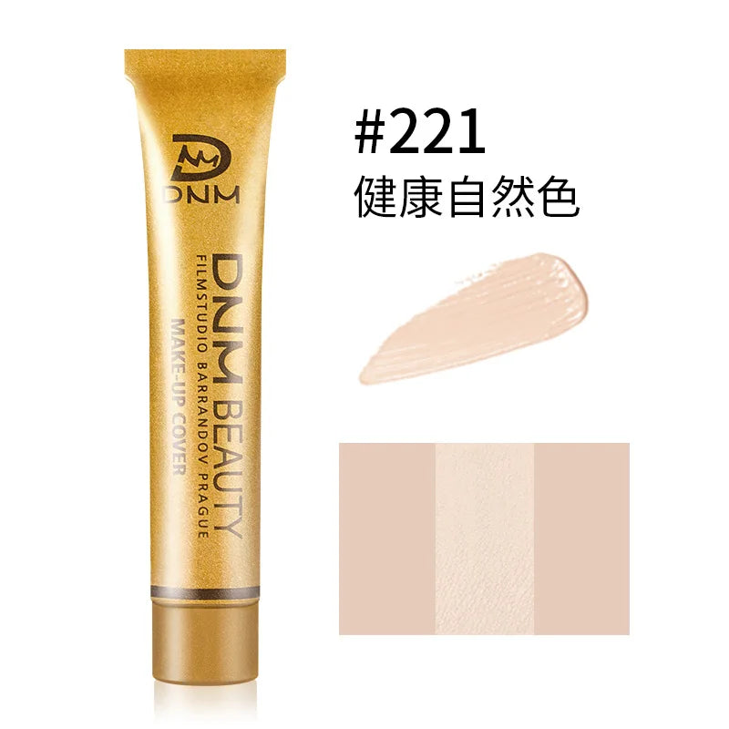 DNM High Quality Covering Concealer Makeup Moisturizing Face Concealer Foundation Waterproof Lasting Concealer Covering Cream