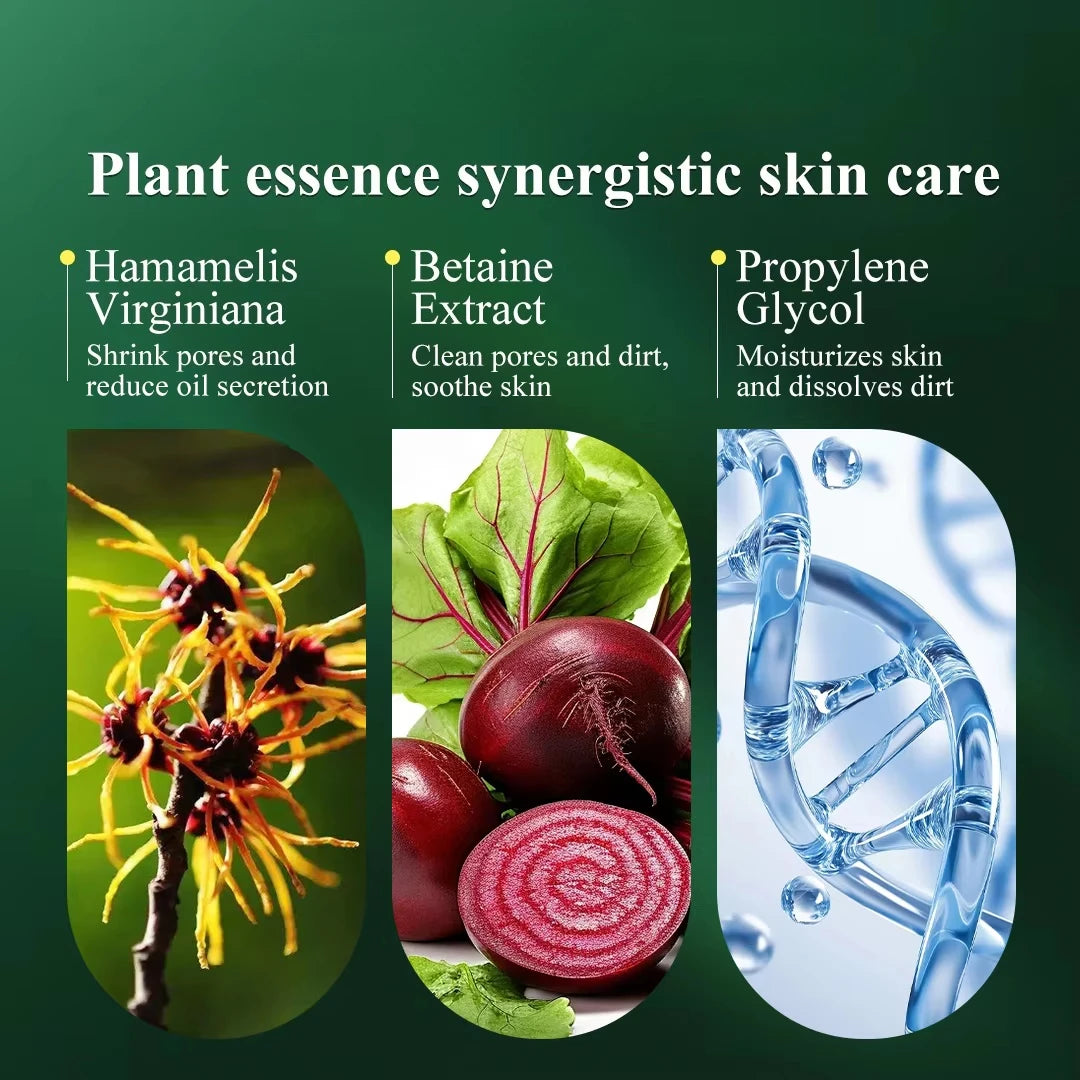 Plant Extract Cleaning Peel Off Mask Deep Clean Remove Blackheads Oil Dirt Refresh Bright Skin Pore Cleansing Facial Mask 40G