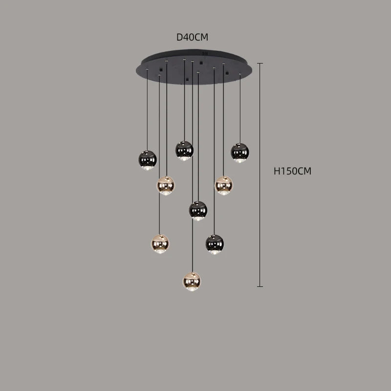 Modern Home Decor Led Lights Pendant Light Lamps  Chandeliers For Living Room Hanging Light Indoor Lighting
