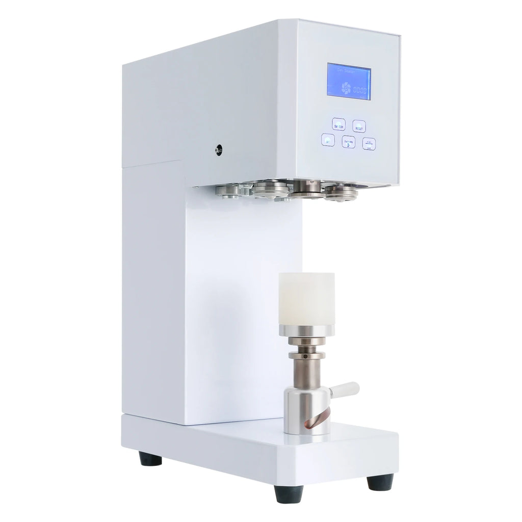 370W Automatic Milk Drink Bottle Sealer Cans Sealing Machine, Beverage Seal Machine LED Display