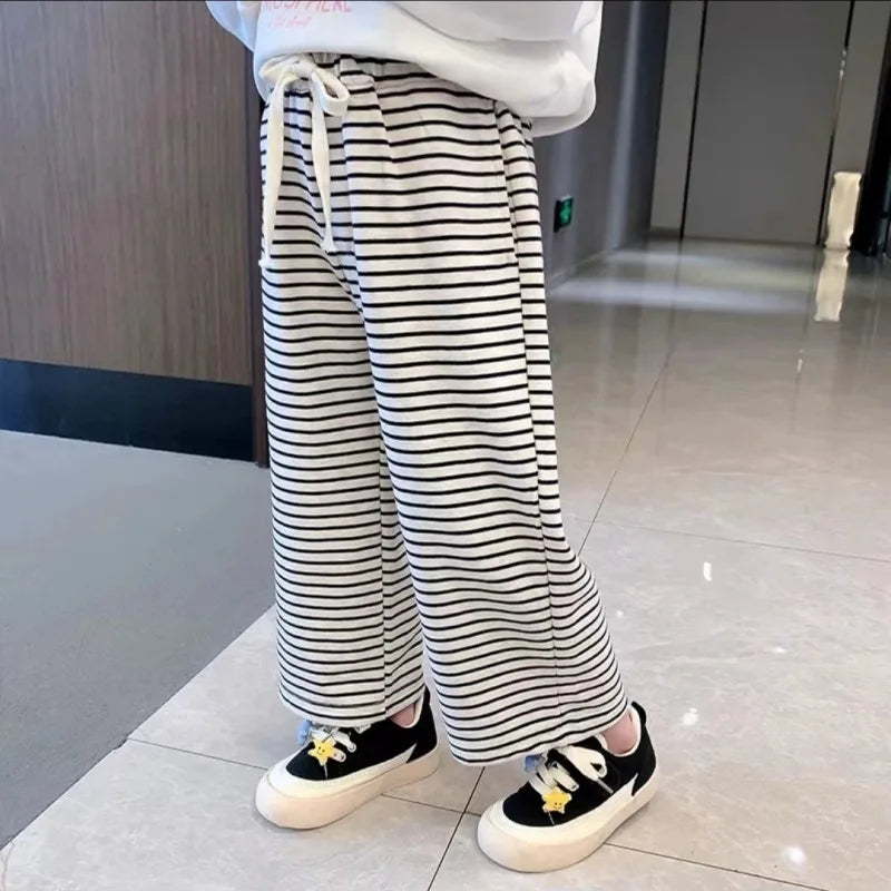 Summer Kids Pnats Children Korean Mosquito Proof Pants for Boys Girls Baby Casual Outwear Pants Sports Pants Teen Girls Clothing