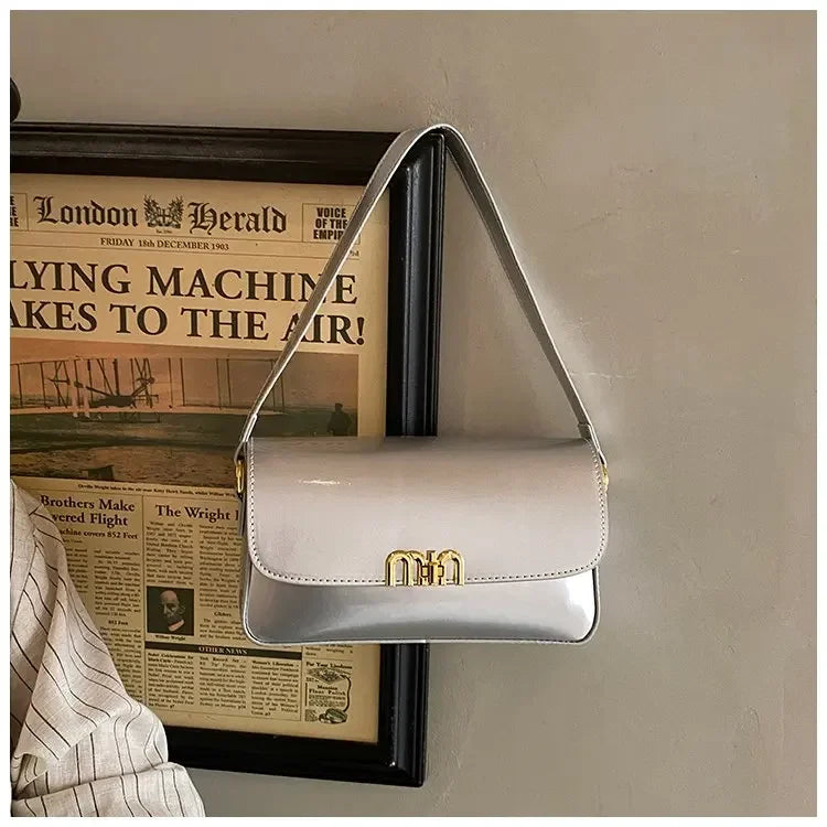 Classic Designer Leather Handbag For Women Crossbody Shoulder Bag Elegant Ladies Tote Purse Luxury Brand