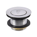 Waste Drain Pop Up Drain Easy To Install Water-tight Seal Alloy+Brass+Plastic Bathroom Bathtub Drain Plug Silver Brand New