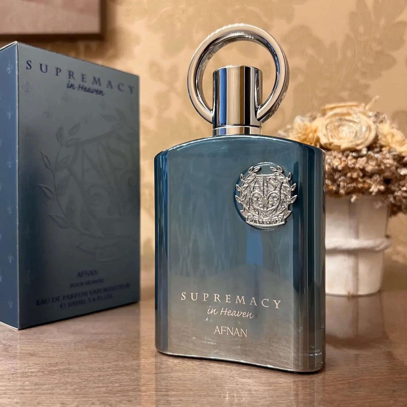 Afnan Supremacy In Heaven Perfume｜Soft Floral‑fruity Musk Accord. Delicate Non‑cloying Fruit, Airy White Flowers And Warm Musk On Skin. Gentle And Approachable, Great Olfactory Impression For Dating Scenarios.