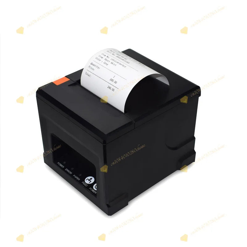 80mm Large Gear Receipt Inkless Smart Kitchen Front Desk Receipt Thermal Printer