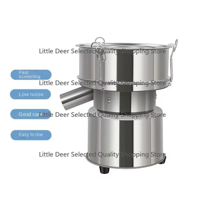 20CM Electric Vibrating Screen Powder Vibrating Sieving Machine Lab Sieve Shaker with  Diameter Stainless Steel Sieve