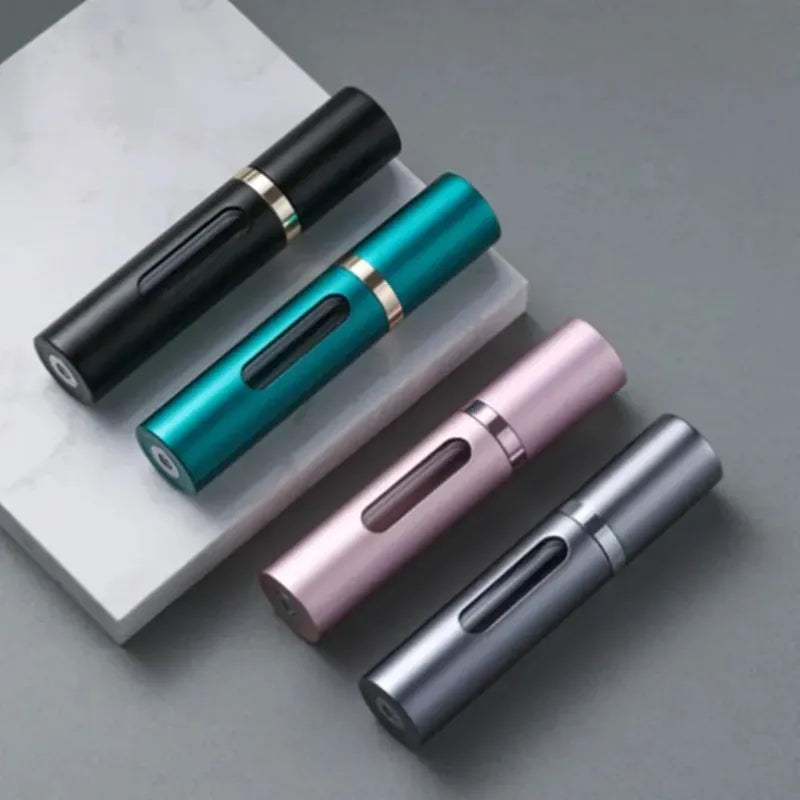5ml Mini Portable Refillable Perfume Bottle with Spray Scent Pump Travel Cosmetic Container Atomizer for Fragrance Essences