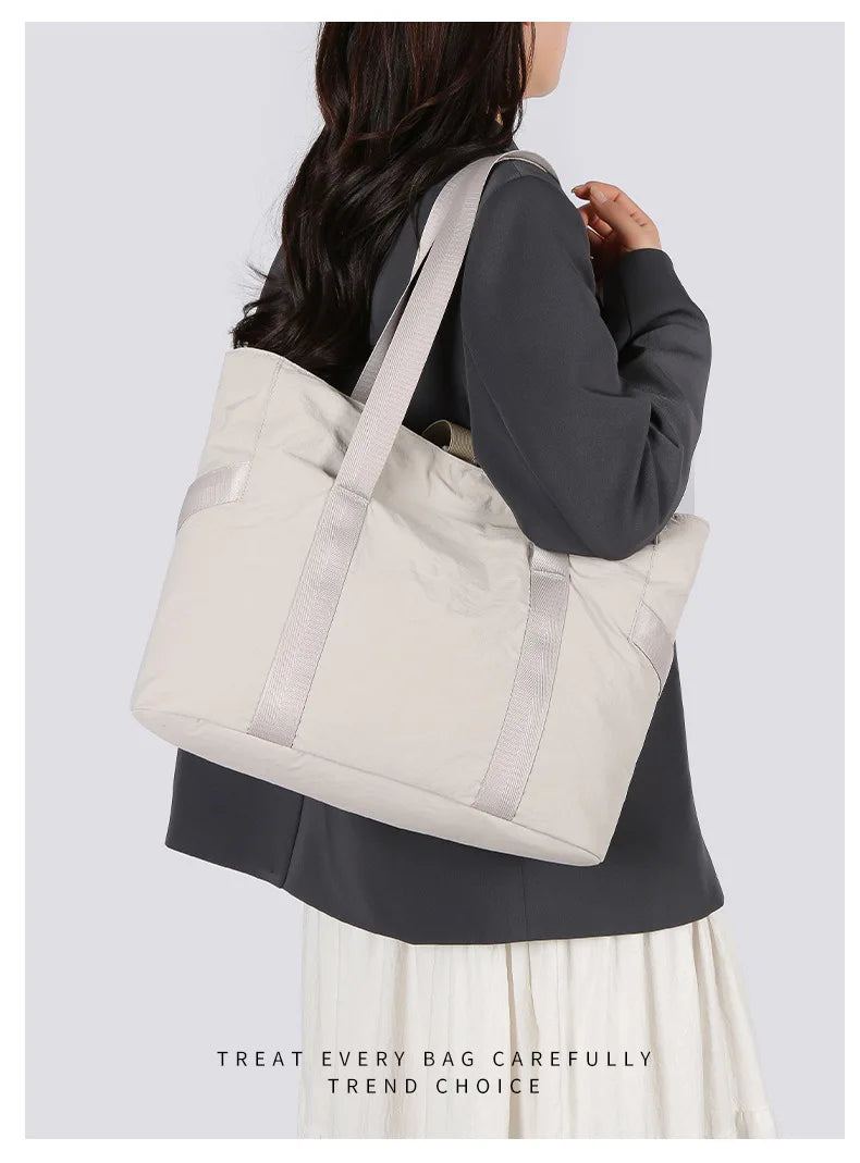 Women's Large Tote Bag with Padded Laptop Compartment, Yoga Mat Travel Work Daily Handbag Shoulder Bag