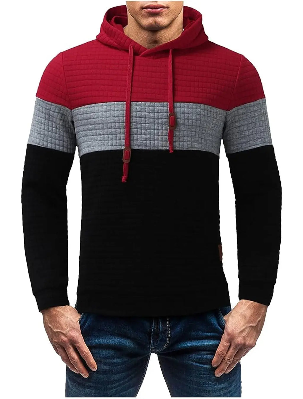 Men's Hoodie Pullover Sweatshirt Block Drawstring Sports Outdoor Casual Streetwear Hot Stamping Streetwear Sportswear Winter