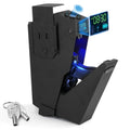 Biometric Bedside Handgun Quick Access Pistol Lock Box for Nightstand,Car,Fingerprint/Pin Code/Type-C