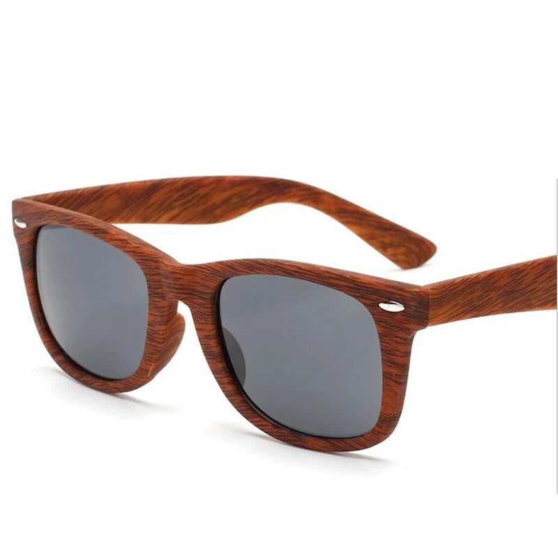 Bamboo Sunglasses Men Women Imitation Wood Sun Glasses Square Brand Designer Sun Glasses For Women Unisex
