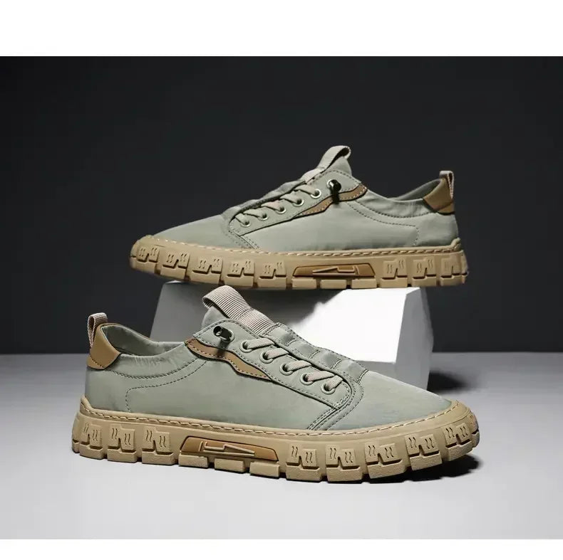 2025 Men Casual Sneakers Mesh Platform Breathable Lightweight Shoes Outdoor Walking Sports Shoes Tenis Masculino Zapatillas