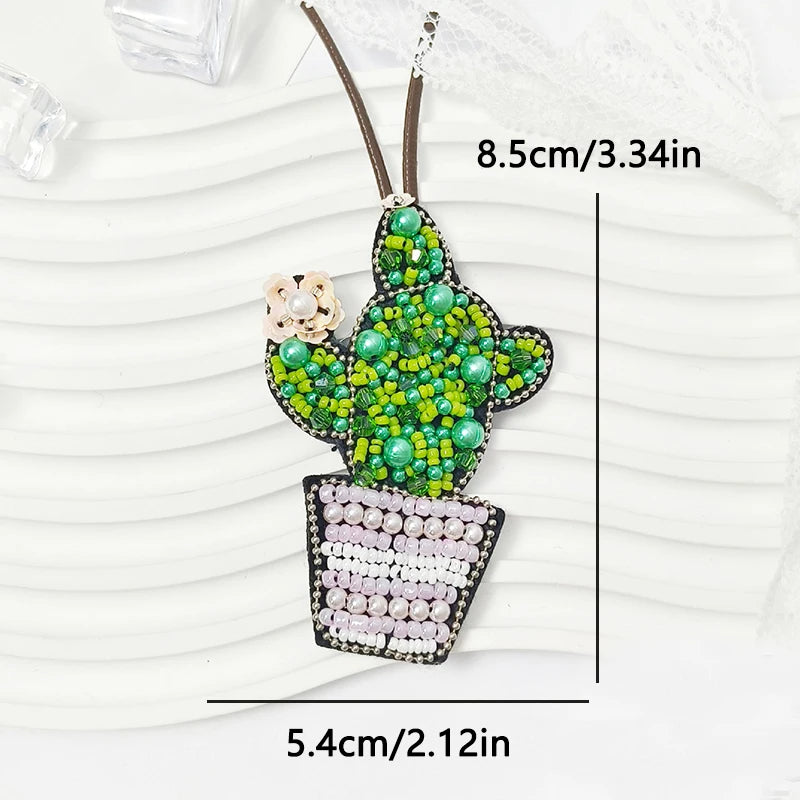 3D Handmade Rhinestone Beads Bag Charm, Crystal Lanyard Patches Keychains, Hanging Rope Patches, Backpack Pendants Decor