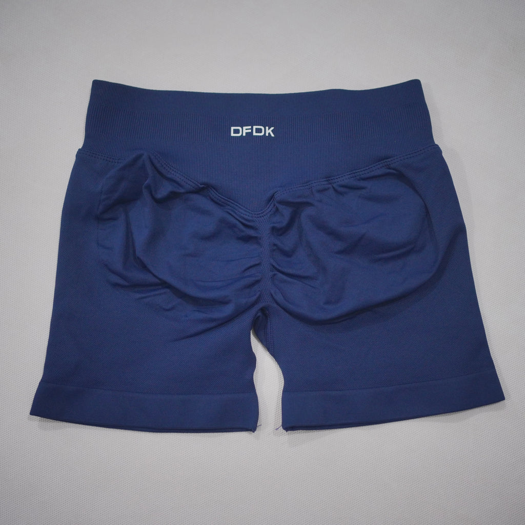 DFDK Women High Waist Yoga Shorts Scrunch Butt Lift Squat Proof Push Up Workout Shorts Gym Running Fitness Athletic Shorts