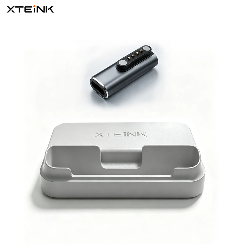 3in1 Charging Stand for XTEINK X3/X4 Pro E-Ink Reader, Desktop Cradle with 65 Degree Tilted Design, Storage Base for Tablet