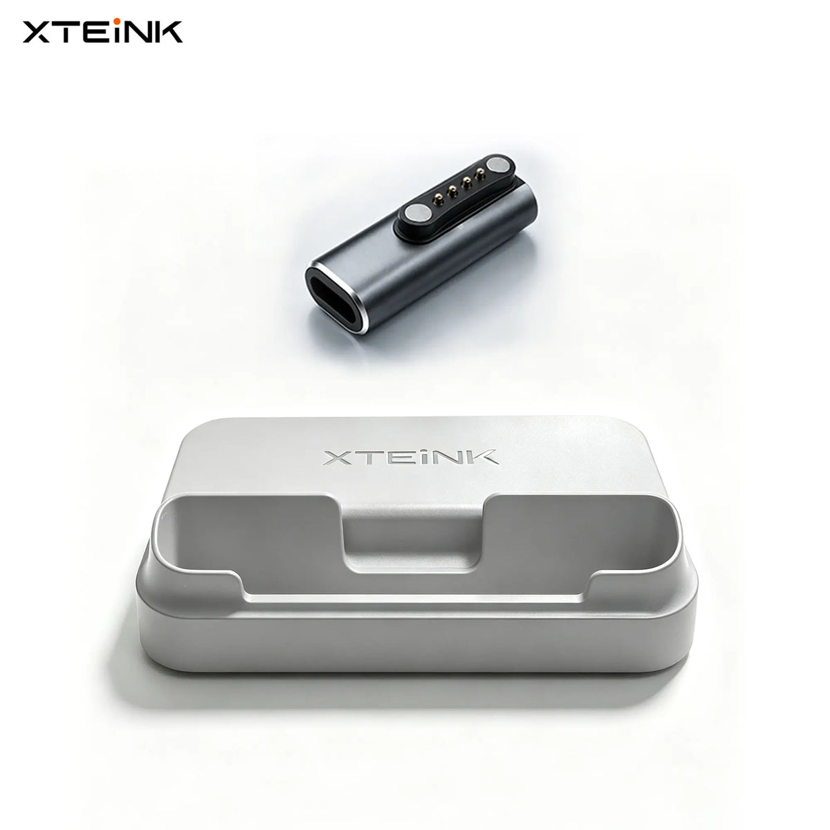 3in1 Charging Stand for XTEINK X3/X4 Pro E-Ink Reader, Desktop Cradle with 65 Degree Tilted Design, Storage Base for Tablet
