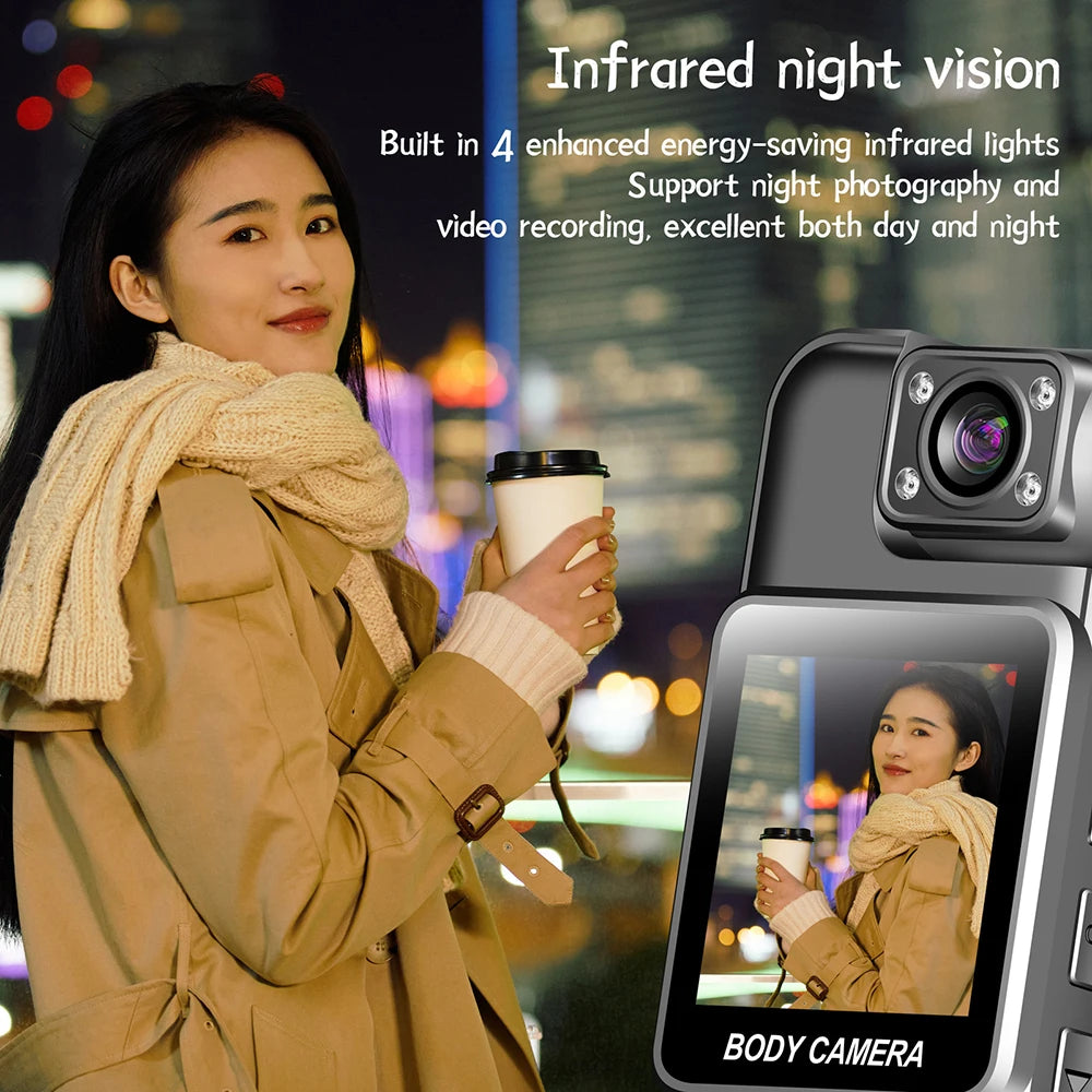 4K WiFi Mini Camera 1080P HD Portable Digital Video Recorder Infrared Night Vision Police BodyCam Sports DV Small Bike Camcorder