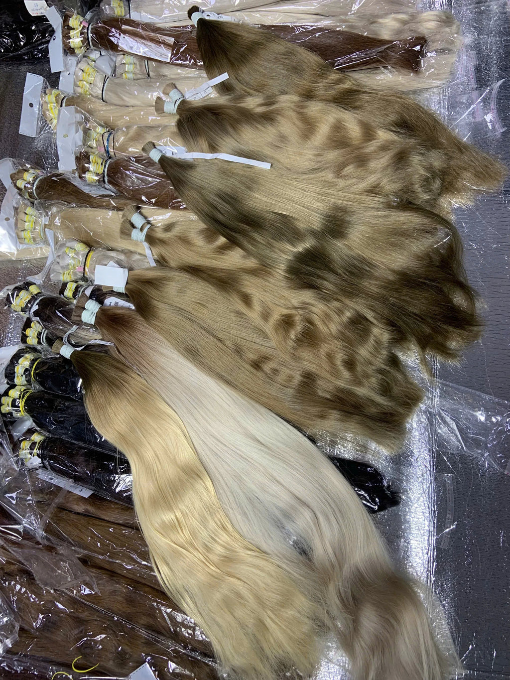 Large Quantity Luxury Product Ombre #2/60ASH  Bulk Raw Vietnamese Hair Extension Wholesale Factory 60cm