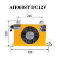 60L/min Hydraulic Air Cooler AH0608T Hot Selling Hardware Tools Air Cooled Oil Radiator Air Cooling Oil Cooler 380V 220V 24V 12V