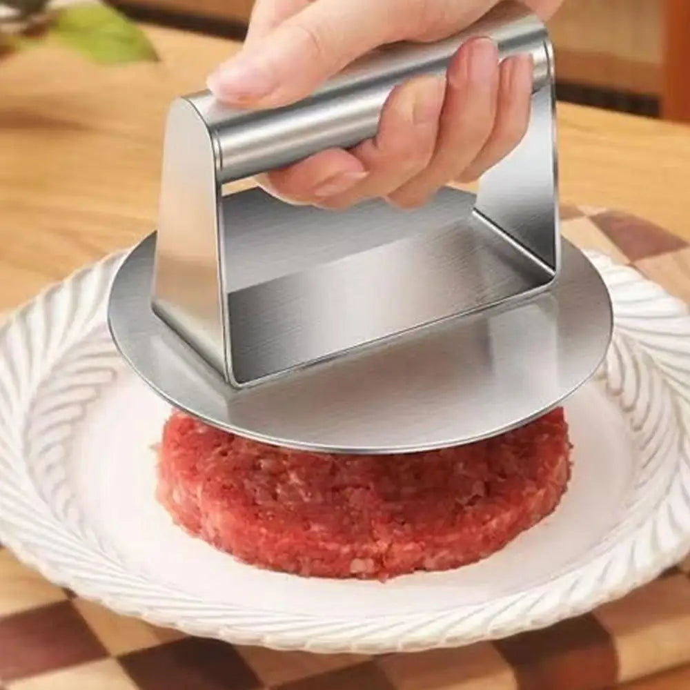 Hamburger Meat Press Mold Stainless Steel Smash Burger Press Patties Maker Meat Masher Deli Meats Tool Kitchen Gadgets Accessori