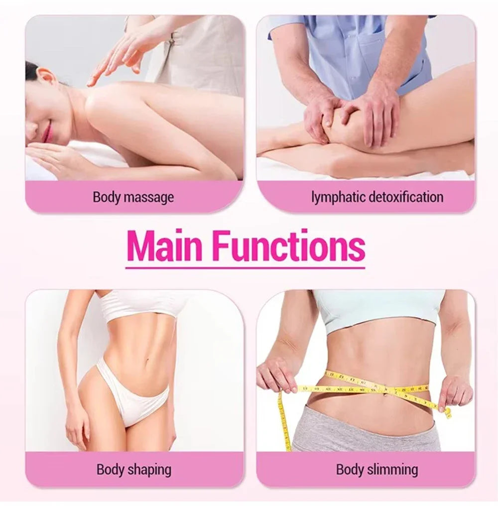 New Handheld Fitness Inner Roller 360 Vibrating Massager Cellulite Reduce Muscle Relax Butt Lift Body Shapping Slimming Machine