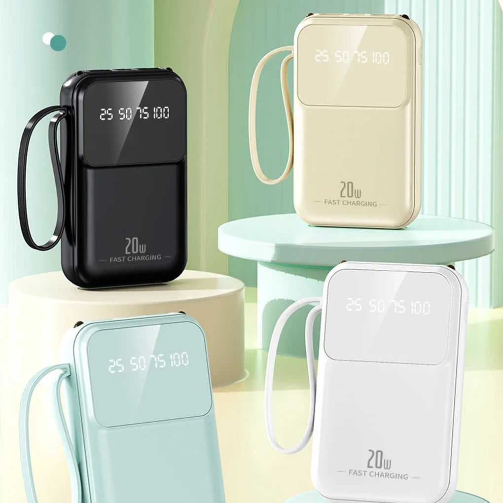 Portable Power Bank LED Indicators Power Bank For Phone Rapids Charging Power Bank Fast Charging 5000/10000/20000mah