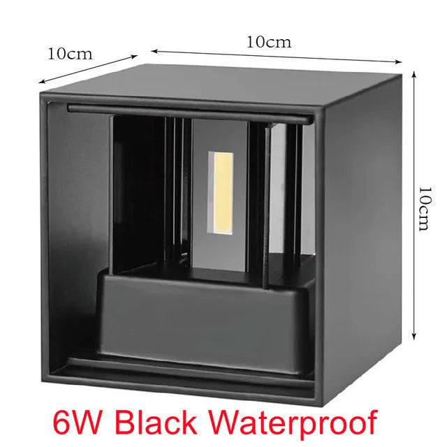 LED Wall Light Outdoor Waterproof IP65 Porch Garden Yard Wall Lamp & Indoor Bedroom Bedside Decoration Lighting Lamp AC110V 220V